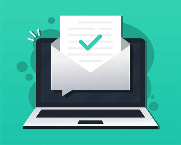 メール送信完了イラスト